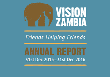 VisionZambia 2016 Annual Report